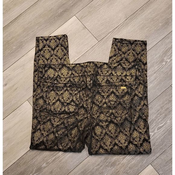 Thalia Sodi Black and Gold Jeans - Picture 2 of 3